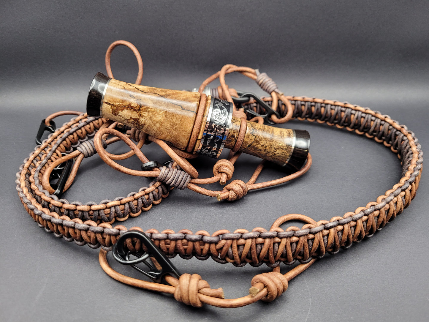 Controlled Chaos Leather Lanyards