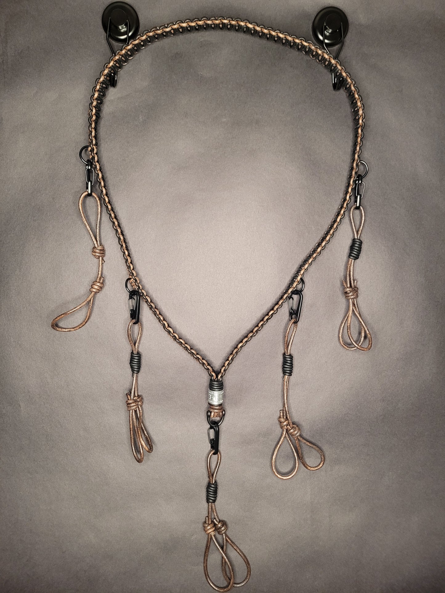 Controlled Chaos Leather Lanyards