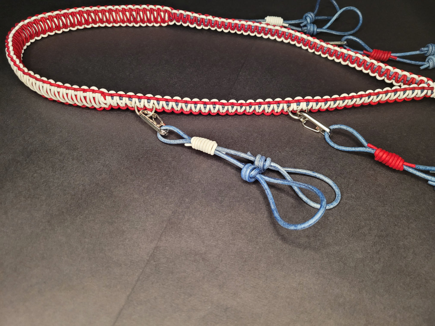 Controlled Chaos Leather Lanyards