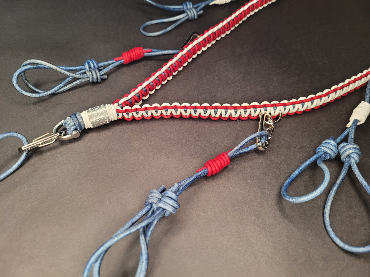 Controlled Chaos Leather Lanyards
