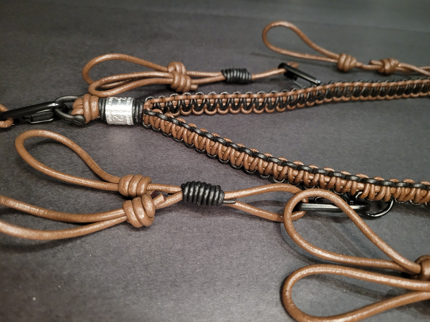 Controlled Chaos Leather Lanyards