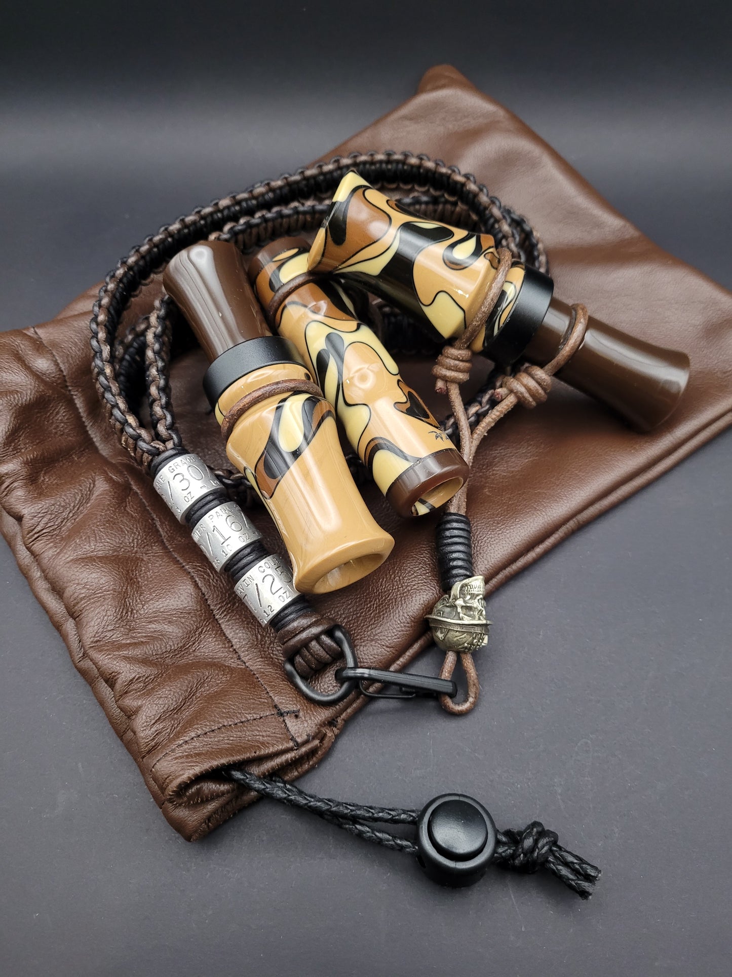 Leather Lanyard Off-Season Storage Pouch
