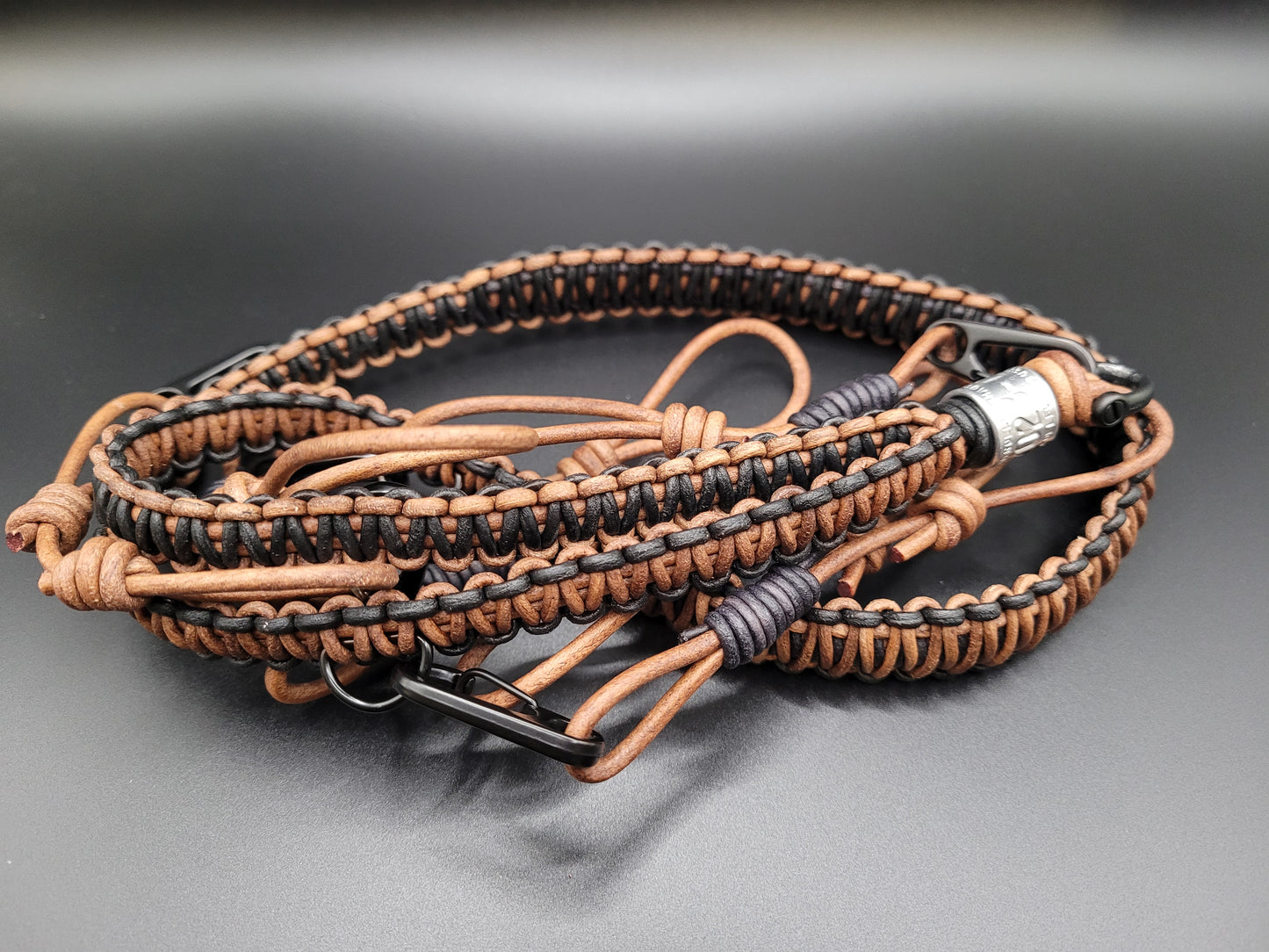 Controlled Chaos Leather Lanyards