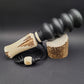 Handcrafted antler double reed squirrel call