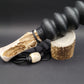 Handcrafted antler double reed squirrel call
