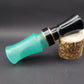 Jade and black acrylic J-frame single reed duck call