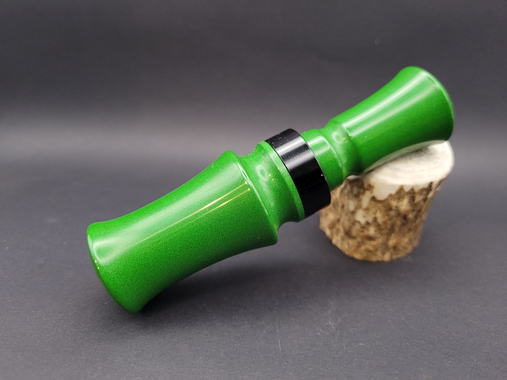 Green ebonite mallard duck call